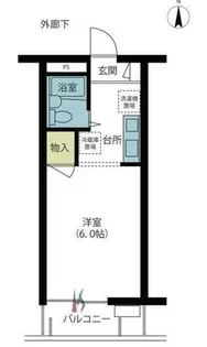 マーシャルハイツ杉並1号棟【1階】の間取り