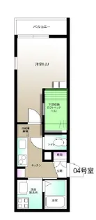 アフロディーテ【1階】の間取り