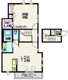 グレイス北沢【2階】の間取り