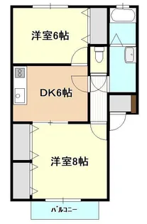 フラリッシュコア【1階】の間取り