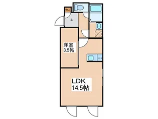 Le Nid 日本橋【4階】の間取り