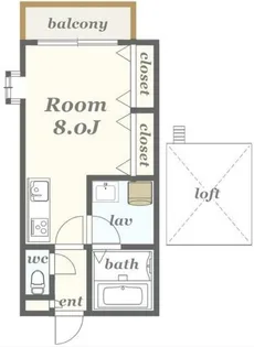 ケンジントン【2階】の間取り
