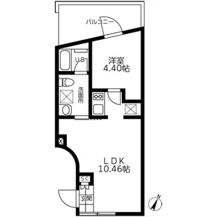 クレストアベニュー祐天寺(クレストアベニューユウテンジ)【3階】の間取り