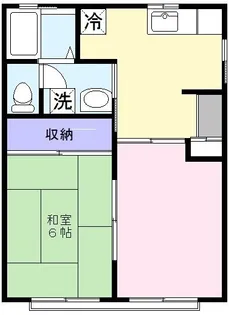 エレガンテ福島【1階】の間取り