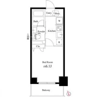 コート ブランシェ【2階】の間取り