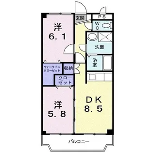 レキオあわせ【1階】の間取り