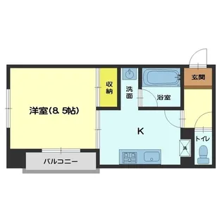 Y堀川【3階】の間取り