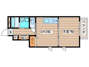 グランディオ北仙台II【1階】の間取り