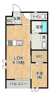 仮)下高津アパート【2階】の間取り