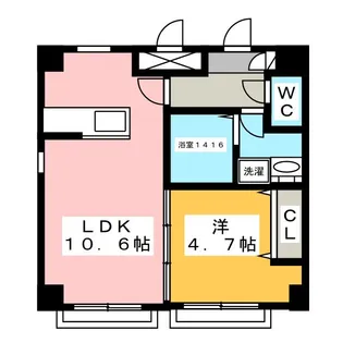 CASA KANOKO【2階】の間取り