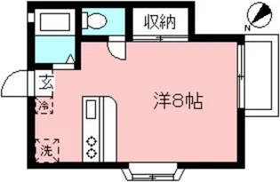 メゾンドロミ【2階】の間取り