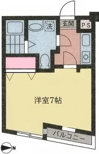 グエル・サカエ羽根木【3階】の間取り