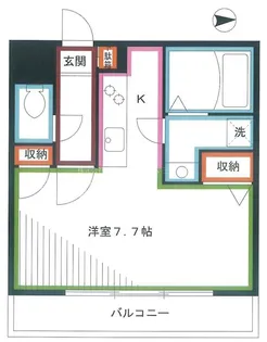 ル・ボワ武蔵境【2階】の間取り