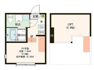 アディーヤ未来【2階】の間取り