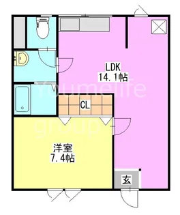 小田原255ビル【1階】の間取り