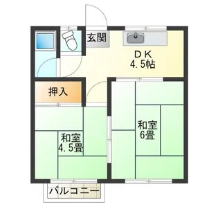 高速文化【2階】の間取り