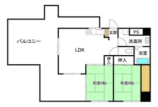 優染ビル【7階】の間取り