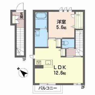 Accio【2階】の間取り