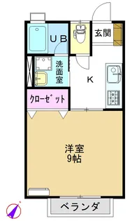 キャッスルハイツ桜町II【2階】の間取り