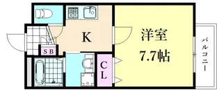 GROOVEみゆき公園【2階】の間取り