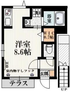 アーリントンハイツ【1階】の間取り