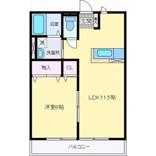 プリマヴェーラ【1階】の間取り