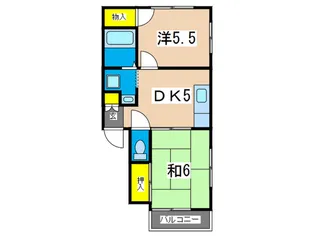 ローズハイム【2階】の間取り