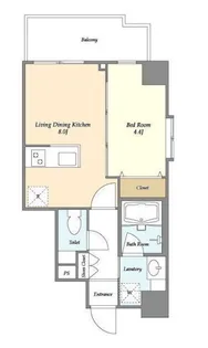 CHARMANT LUMIERE【4階】の間取り