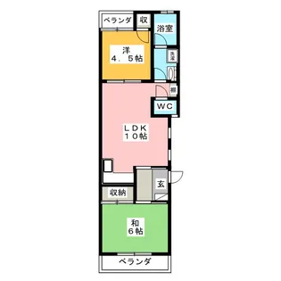 グレースハイツ【2階】の間取り