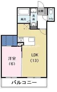 エル ダンジュ【1階】の間取り