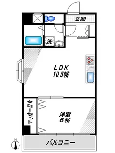 ディアフラッツ【2階】の間取り