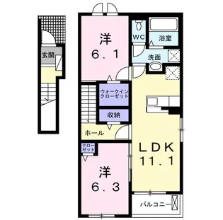 神門 II【2階】の間取り