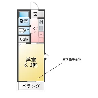 そふぃあ高峯【2階】の間取り