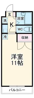 グリーンヒルズE【1階】の間取り