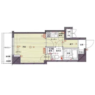 アランシア両国【6階】の間取り