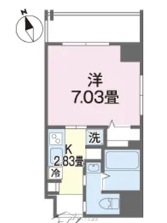 クラスイン与儀【6階】の間取り