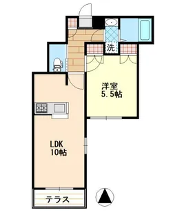 Le Ciel【1階】の間取り