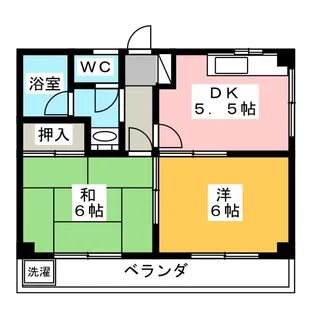 パークハイツミナミ【3階】の間取り