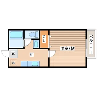 TOMO新寺【2階】の間取り