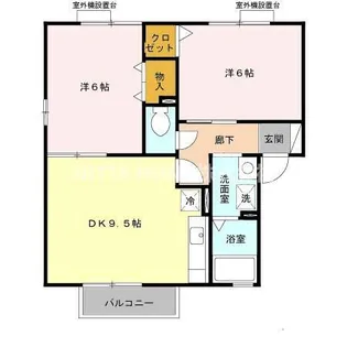 コンフォール立町 A棟【2階】の間取り