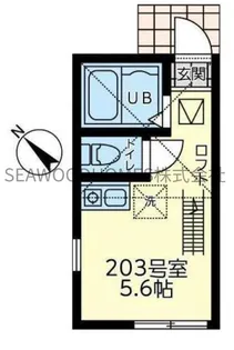 ユナイト追浜ストレーザ【2階】の間取り