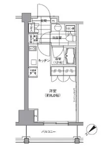 パークハビオ渋谷【6階】の間取り