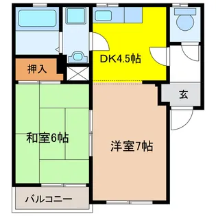 メゾン正木【2階】の間取り