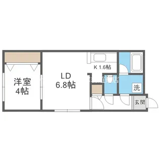 ラプレッツアグルーN12【2階】の間取り