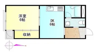 モンシャトー北新宿【1階】の間取り