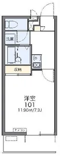 レオネクストルフェリ【4階】の間取り