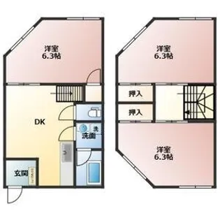 サンハルクSKの間取り