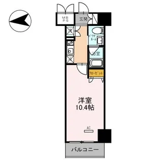 フェニックスレジデンス堺東【14階】の間取り