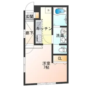 メゾンサンティエ【2階】の間取り