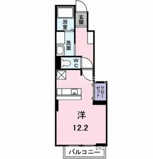 メゾネット・アンジュ【1階】の間取り